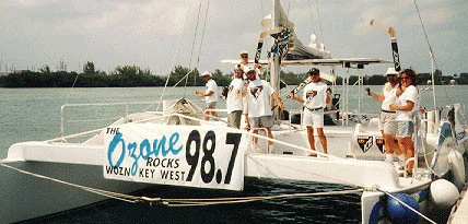 Stumbling up to Manage the station, Roger fired the crew, then hired them back. Good times ensued.